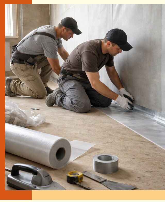 Монтаж пароизоляции для дома и помещений в Стерлитамаке